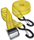 8FT X 2IN CAM BUCKLE TIEDOWN 800 LBS. WLL (2400 LBS. BREAK STRENGTH) 2 PK