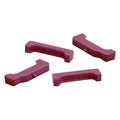 Prothane 68-87 GM Small Block Radiator Insolators - Red