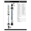 Fox Shaft Boot Convoluted (14.19 TLG X 3.25 OD) - Black