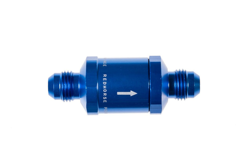 0 PSI CRANKCASE CHECK VALVE 08AN MALE INLET/OUTLET BLUE