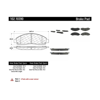 C-TEK Semi-Metallic Brake