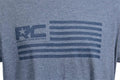 Rough Country T-Shirt | American Flag | Blue | XL