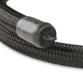 Black Nylon Braided Hose 6 AN 6 Feet Black Nylon Braided AN Hose Mr Gasket