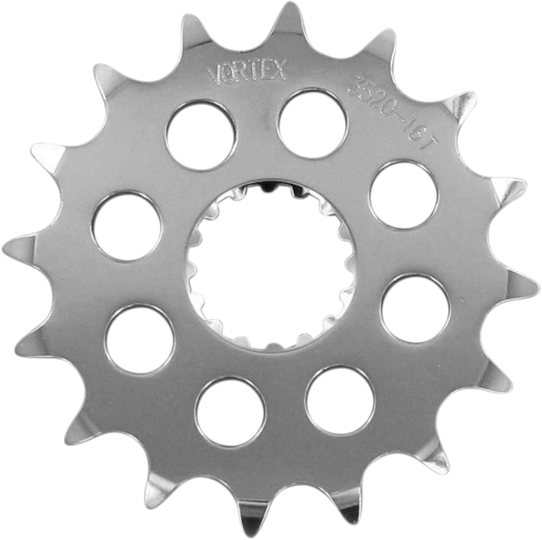Vortex Racing Steel Front Sprocket 530 16 Tooth- Silver