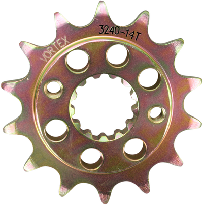 Vortex Racing Steel Front Sprocket 520 14 Tooth- Silver
