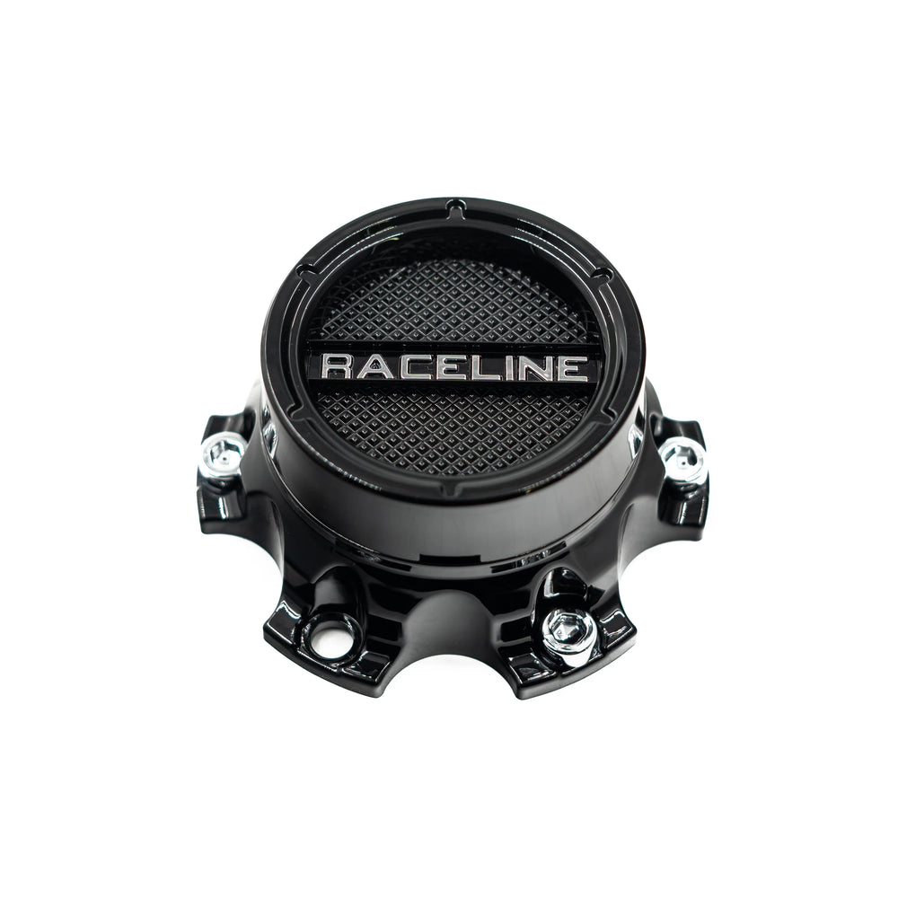RACELINE 938 939 940 942 GLOSS BLACK CAP FITS 6X120