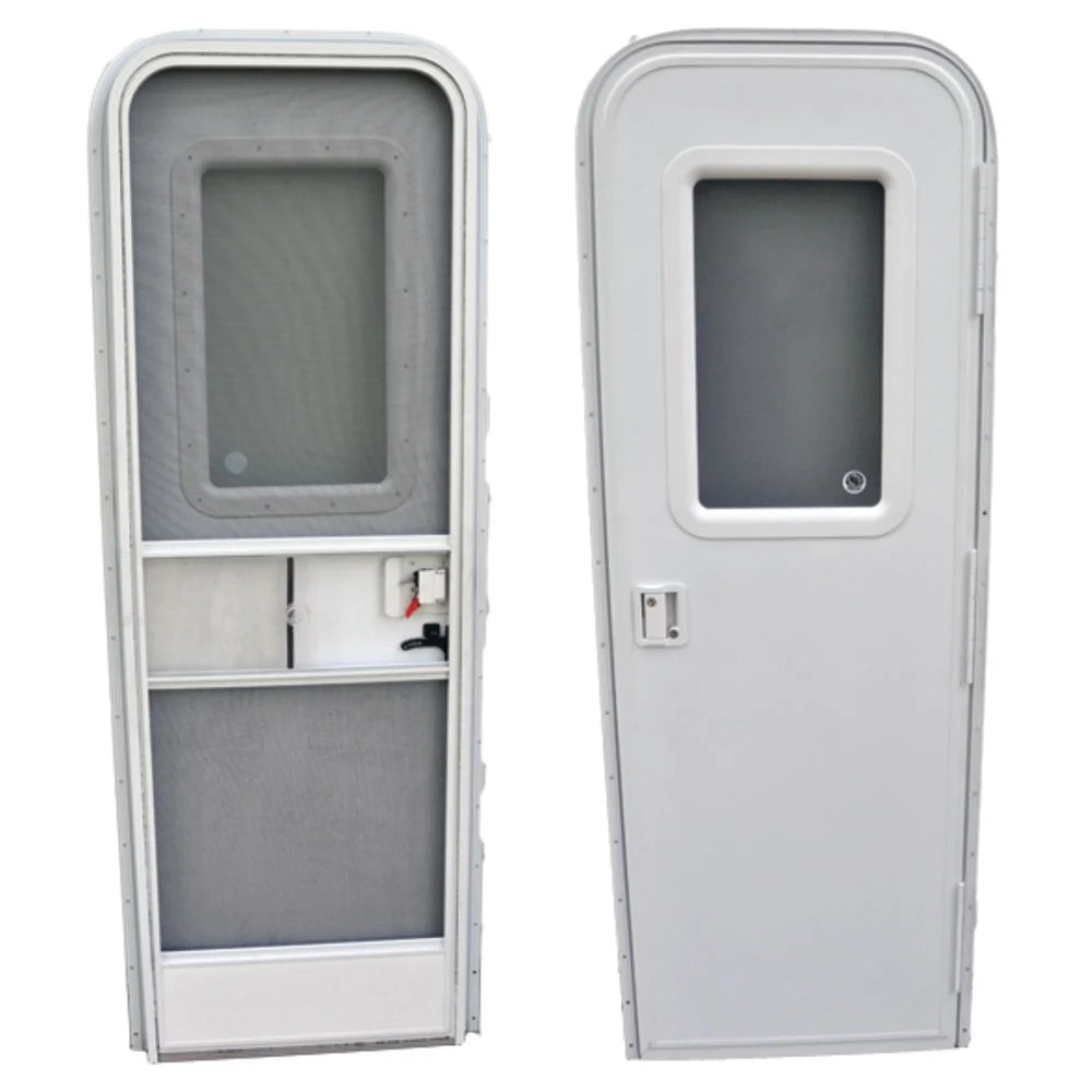 WINDOW FRAME INNER & OUTER W/SEAL BLACK