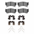 R1 95-00 Nissan Lucino (Mexico) Front Semi Met Brake Pads and Hardware Kit