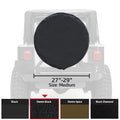 Smittybilt Spare Tire Cvr Den Blk