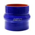 HPS Performance 2.75 ID 3 Long High Temp 4-ply Reinforced Silicone Hump Coupler Hose Blue (70mm ID 76mm Length)