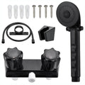 SHOWER HEAD KIT TRICKLE SHUTOFF 60IN VINYL HOSE BRUSHED NICKEL