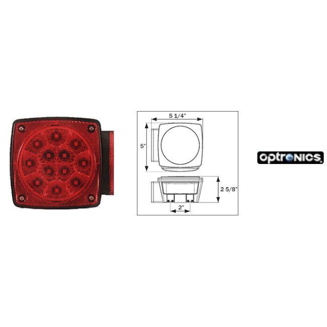 LED TAILLIGHT MIRO FLEX;PASS