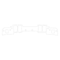 Cometic Chevy Gen1 Small Block V8 .060in Fiber Intake Mani Gasket Set-1.350in x 2.250in Port