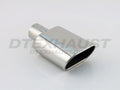6.00IN ROLLED ANGLE SS EXHAUST TIP 2.25IN ID / 6.00INX3.25IN OD