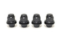 12MM X 1.50 (BLACK CHROME) TOYOTA (13/16INHEX) LUG NUTS 4 BAGGED