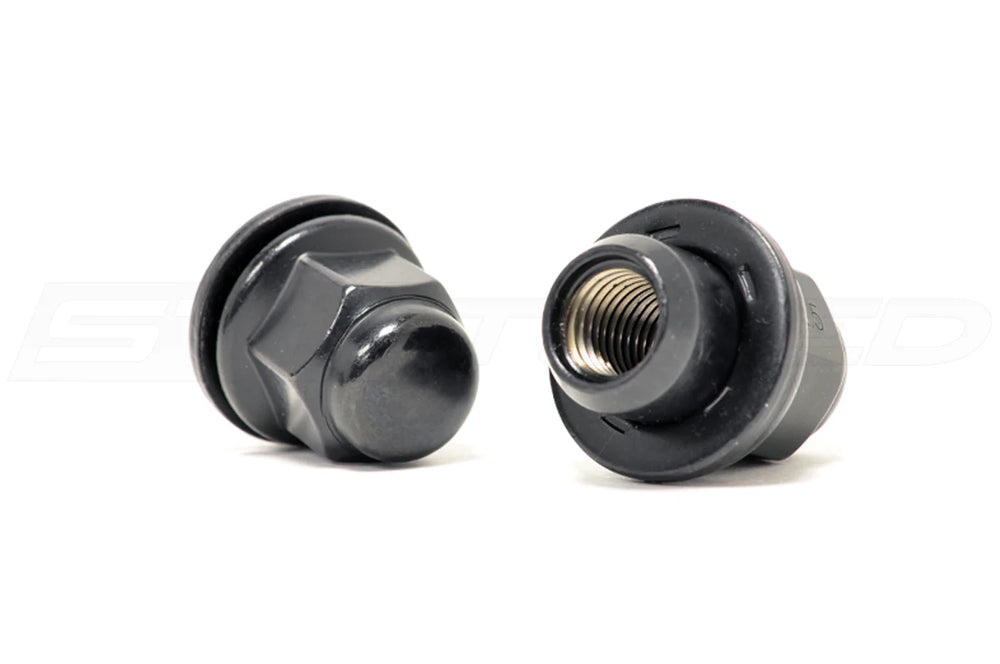12MM X 1.50 (BLACK CHROME) TOYOTA (13/16INHEX) LUG NUTS 4 BAGGED