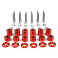 BuiltRight Industries 42 Piece Tech Plate Hardware Kit - Red
