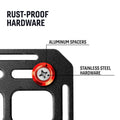 BuiltRight Industries 42 Piece Tech Plate Hardware Kit - Red