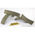 Brake Shoe Set 9 Inch Lining Set w/Rivets Per Axle 82-84 Willys Dj (Postal) Models OMIX