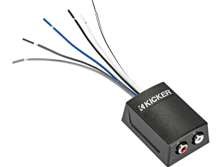 K-SERIES INTERCONNECT SPEAKER TO RCA W/ LINE-OUT CONVERTER W/ 12v TURN ON LEAD