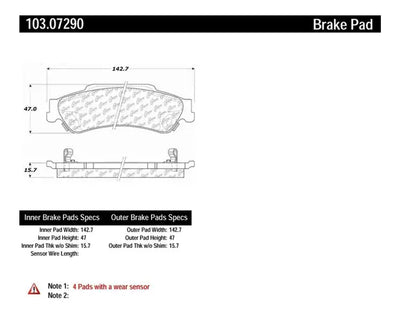 C-TEK Ceramic Brake Pads