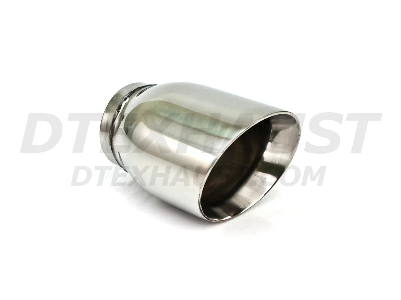DOUBLE WALL ANGLE SS EXHAUST TIP 2.50IN ID / 3.50IN OD