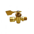 BRASS 2-WAY SHUT OFF VALVE 1/4" NPT