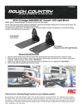 LED Bumper Mount | 40" Curved | Ram 2500/3500 4WD (2011-2018)
