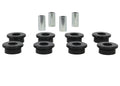 Control arm - lower outer bushing 8 Bushings 4 Tubes Install Guide Grease