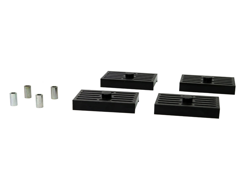 Spring - to saddle insulator bushing 4 Bushings 4 Tubes Grease