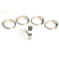 Ticon Industries 1-7/8in 45 Degree 2.82in CLR Tight Radius 1mm Wall Titanium Pie Cuts - 5pk