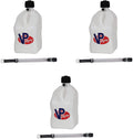 VP Racing Fuels White Square Motorsport Can - 3 Gallon