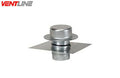 3IN DIA ROOF CAP BLACK FLAT ROOF