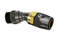 GReddy AN10 30 DEGREE ORB MALE BLACK/GOLD ANODIZED