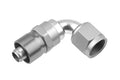 10 AN 90 DEGREE CRIMP STYLE HOSE END CLEAR
