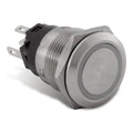 PUSH BUTTON SWITCH, RED HALO