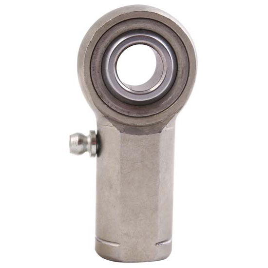 QA1 H Series 3-Pc Rod End - Female/Left Hand - .5in Bore x 1/2-20 w/Zerk - Alloy Steel
