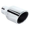 4.00IN SLANTED ROLLED DOUBLE WALL SS EXHAUST TIP 2.50IN ID / 4.00IN OD