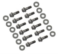 Intake Manifold Bolt Set Super Flanged Head Fits AMC 290-401, Small Block Chevrolet 265-400, Chrysler 273-440 except 426 Hemi & 5.2L/5.9L Magnum Mr Gasket