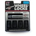 SMALL DIAMETER BLACK CHROME LOCK 5PACK 12MM X 1.50 THREAD