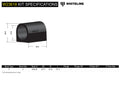 Whiteline 06-14 Volkswagen GTI 23.6mm Front Sway Bar Mount Bushing Kit