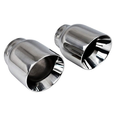 DOUBLE WALL ANGLE SS EXHAUST TIP 2.50IN ID / 4.00IN OD