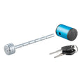 ADJUSTABLE COUPLER LOCK W/BLUE ANODIZED HEAD