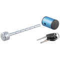 ADJUSTABLE COUPLER LOCK W/BLUE ANODIZED HEAD