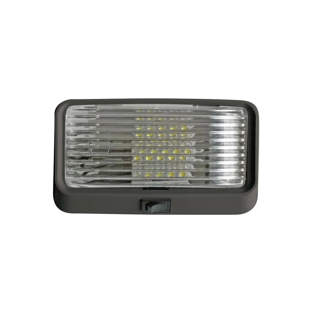 STANDARD LED PORCHLIGHT IN BLACK WITH SWITCH