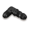 BLACK -8 90 DEG. BULKHEAD FITTING
