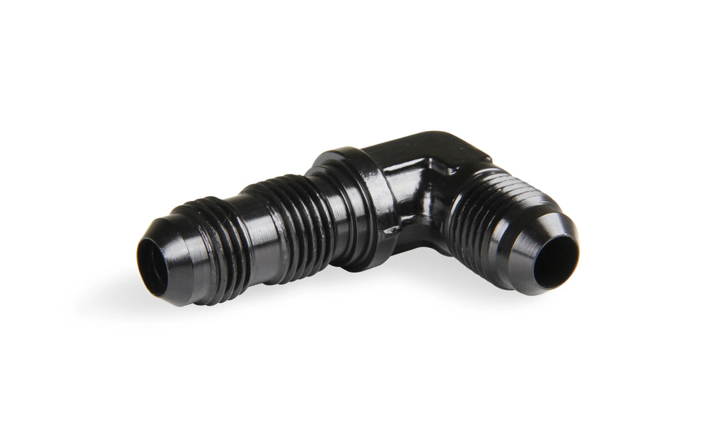 BLACK -8 90 DEG. BULKHEAD FITTING