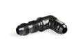 BLACK -8 90 DEG. BULKHEAD FITTING