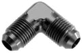 12 MALE 90 DEGREE AN/JIC FLARE ADAPTER BLACK