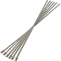 STAINLESS STEEL LOCKING TIES USED TO HOLD EXHAUST WRAP AND OTHER INSULATION